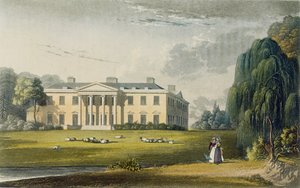 Broadlands, aus Ackermanns Repository of Arts, 1825 von English School