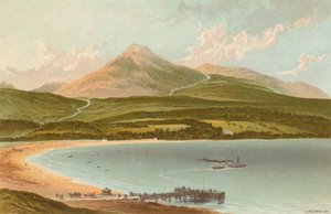 Brodick Bay und Goatfell von English School