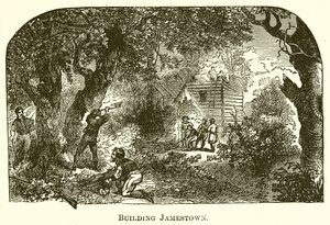 Bau von Jamestown von English School