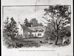 Burnham Thorpe Pfarrhaus, Nelsons Geburtsort von English School