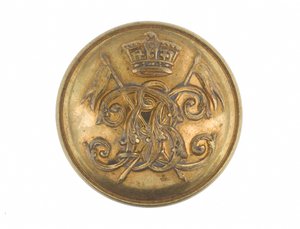 Knopf, 9. Regiment der Bengal Lancers, vor 1901