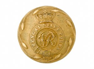 Knopf, Bengal Staff Corps, 1861-1876 von English School