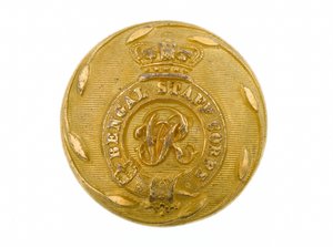 Knopf, Bengal Staff Corps, 1861-1876 von English School