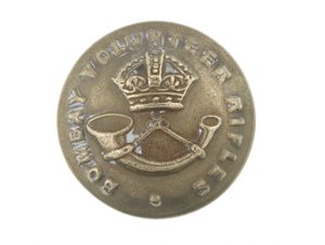 Knopf, Bombay Volunteer Rifles, 1901-1947 von English School