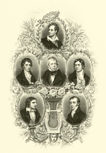 Byron, Southey, Scott, Coleridge, Keats, Montgomery von English School
