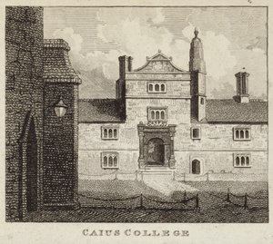 Caius College, Teil der Universität Cambridge von English School