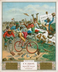 Kalender für 1898. Radfahrer von English School