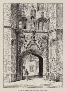 Cambridge: Eingangstor des St. John