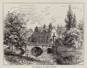 Cambridge: Alte Brücke des St John