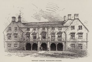 Cambridge: Pepysianische Bibliothek, Magdalene College von English School