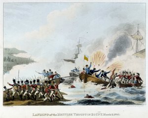 Kampagne (Expedition) von Ägypten (1798-1801): Landung der englischen Armee in Ägypten, 8. März von English School