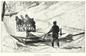 Kanadischer Schneepflug (Gravur)