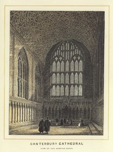 Kathedrale von Canterbury, Blick auf das Kapitelhaus von English School