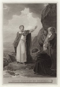 Knud tadelt seine Höflinge von English School