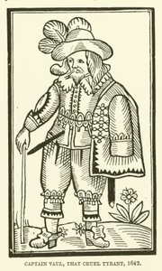 Kapitän Vaul, der grausame Tyrann, 1642 von English School