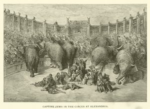 Gefangene Juden im Zirkus von Alexandria von English School