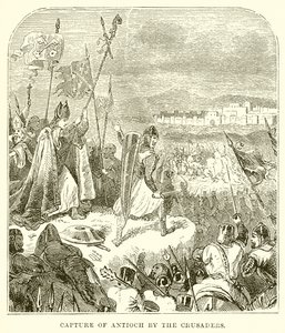 Eroberung von Antiochia durch die Kreuzritter von English School