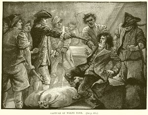 Gefangennahme von Wolfe Tone von English School