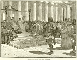 Caractacus vor Claudius von English School