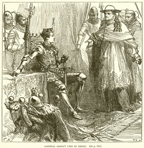 Besuch von Kardinal Orsini bei Heinrich von English School