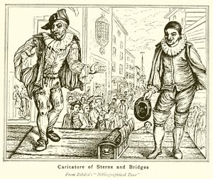 Karikatur von Sterne und Bridges von English School