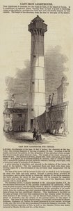 Gusseiserner Leuchtturm für Ceylon (Gravur) von English School