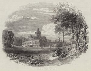 Castle Howard, der Sitz der Familie Carlisle (Gravur) von English School