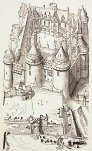 Schloss Pierrefonds, Frankreich, ca. 1880 von English School