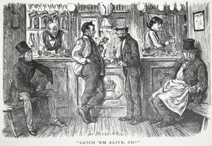 Fang sie lebendig, oh!, Illustration aus Punch