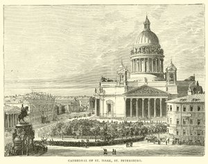 Kathedrale von St. Isaak, St. Petersburg von English School