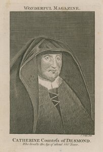 Catherine Gräfin von Desmond, die etwa 140 Jahre alt wurde von English School