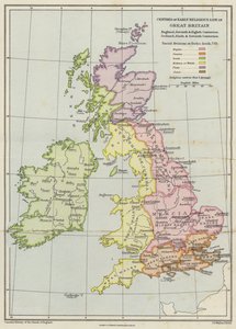 Zentren des frühen religiösen Lebens in Großbritannien von English School