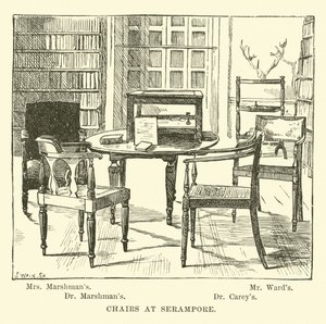 Stühle in Serampore von English School