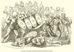 Angriff der römischen Infanterie von English School