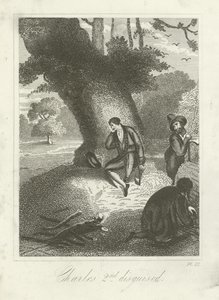 Charles II. verkleidet von English School