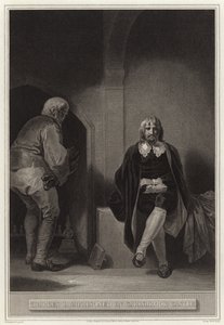 Charles I in Carisbrook Castle eingesperrt von English School