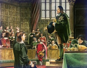 Karl I. im House of Commons von English School