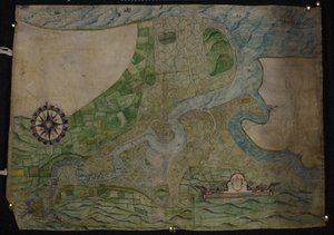 Karte des Verlaufs des Flusses Medway von Rochester bis The Nore