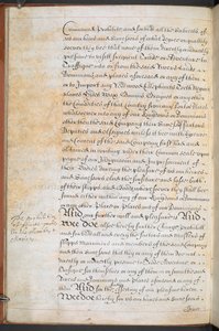 Charta gewährt der Gesellschaft der königlichen Abenteurer Englands, die nach Afrika handeln, Sloane MS 205, f.8v von English School