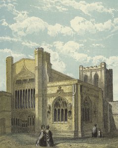 Chester Kathedrale, Südwestansicht von English School