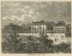 Chesterfield House, 1760 von English School