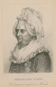 Chevalier DEon, der viele Jahre als Frau lebte von English School