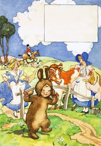 Kind als Hase verkleidet von English School