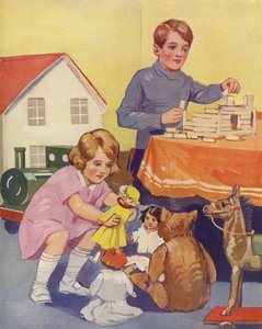 Kinder beim Spielen von English School
