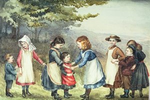 Kinderspiele, ca. 1880