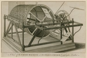 Glockenspiel in der St. Giles Kirche, Cripplegate, London von English School