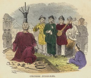 Chinesische Jongleure von English School
