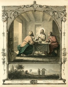Christus in Emaus von English School