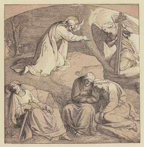 Christus im Garten (Gravur) von English School