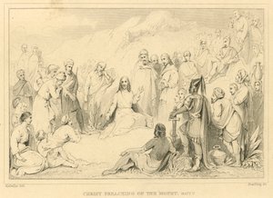 Christus predigt auf dem Berg, Matthäus V